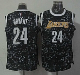 Los Angeles Lakers #24 Kobe Bryant Black City Luminous Stitched Jersey,baseball caps,new era cap wholesale,wholesale hats